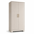 Kleiderschrank rechteckig MDF-Holz Beige 200x100x60 cm