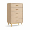 Kommode aus Holz mit Schubladen 80 cm x 40 cm x 120 cm